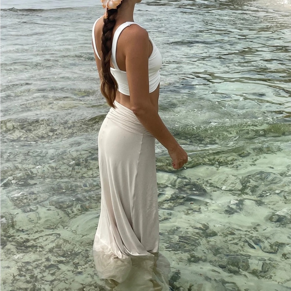 Indigo Luna Agni skirt in Pearl
